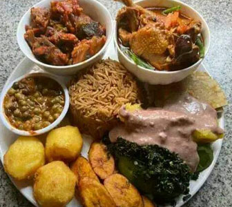 Nyamunyonyi Lake resort special meal