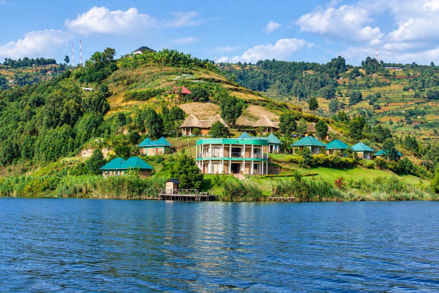 Nyamunyonyi Lake Resort on Lake Bunyonyi